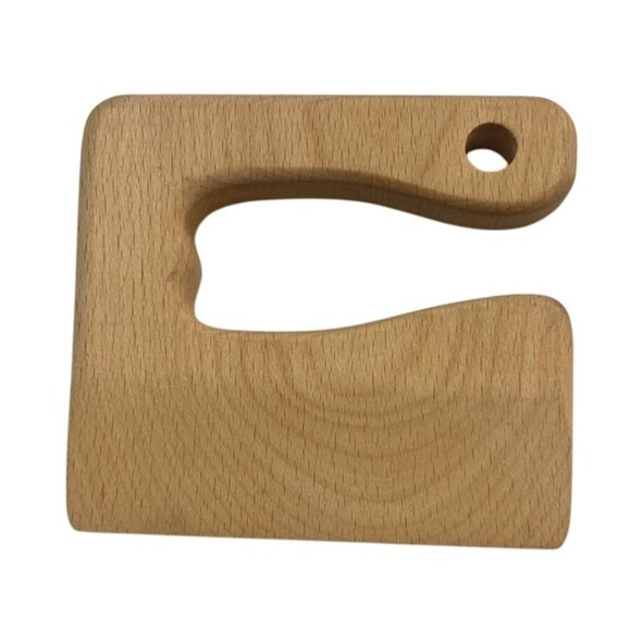 Wooden Knife Kids Cooking Toys Safe Knives Cutting Fruit Vegetable Chopper - Picture 1 of 6